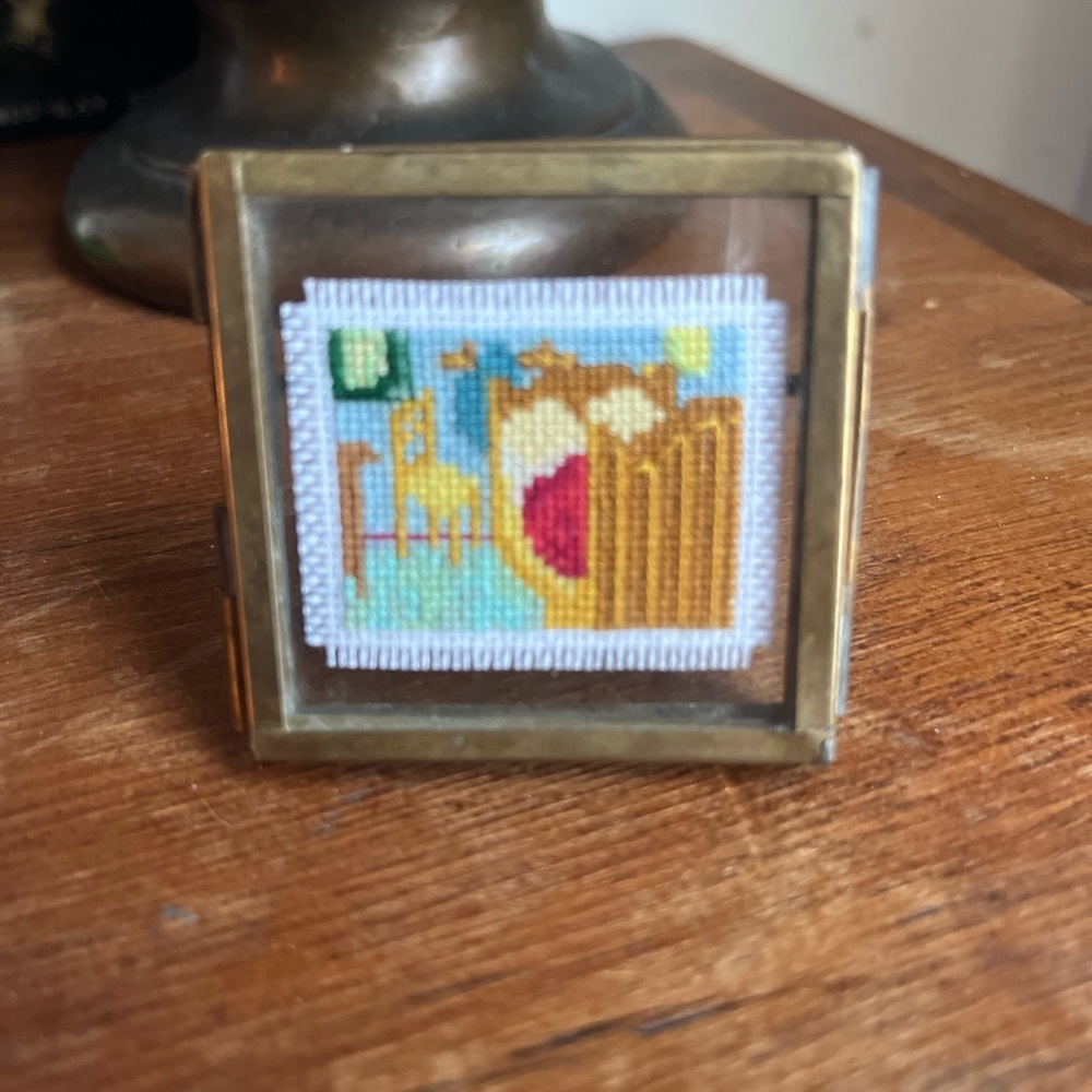Van Gogh’s “Bedroom in Arles” in Mini Cross Stitch Art - Picture 3 of 4